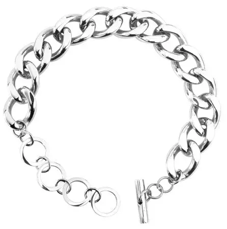 1/2-Inch Curbed Stainless Steel Bracelet – Durable 316L Metal Band 1