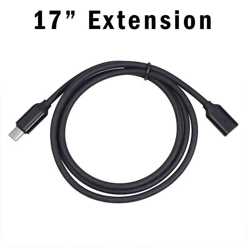 17-Inch Usb-C Male-To-Female Extension Cable – Universal Compatibility 1