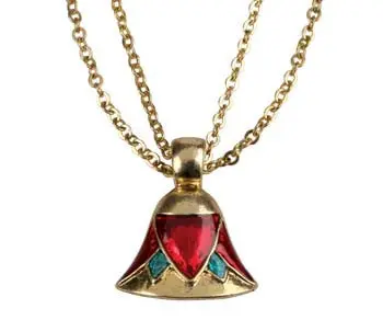 18-Inch Lotus Necklace – Elegant Stainless Steel Pendant 1