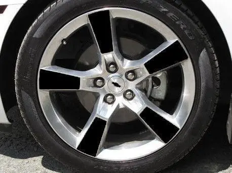 20-Inch Oem Wheel Insert Vinyl Overlays For 2010–2013 Chevrolet Camaro 1