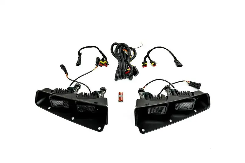 21 Offroad R-Style Dual-Output Fog Light Kit For Hd Oem Modular Steel Bumper On 2021+ Ford Bronco 1