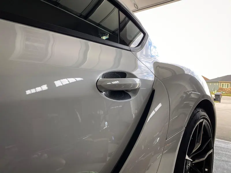 3D Carbon Door Cup Protectors – 2020+ Toyota Supra 1