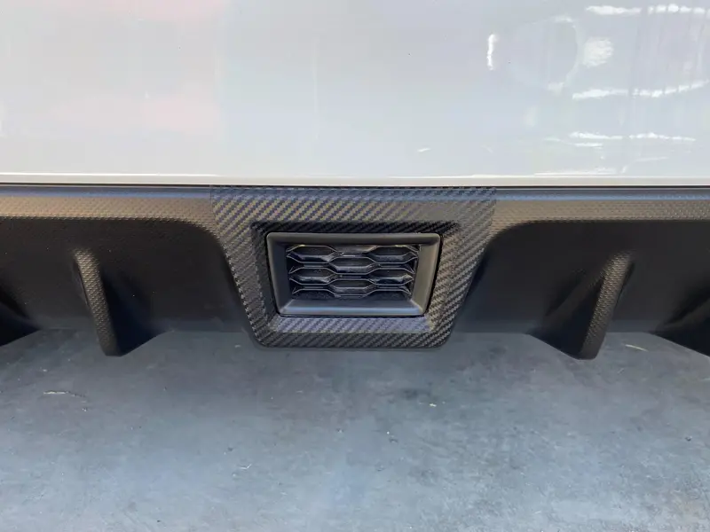 3D Carbon Rear Fog Light And F1-Style Bumper Cover Overlay For 2015–2021 Wrx And Sti 1