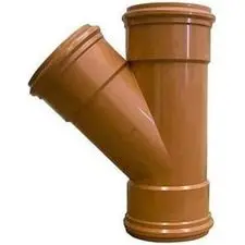 4-Inch 45-Degree Sewer Y Branch Fitting 1