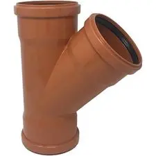 6-Inch 45° Sewer Y Branch – Ductile Cast Iron Junction Fitting 1