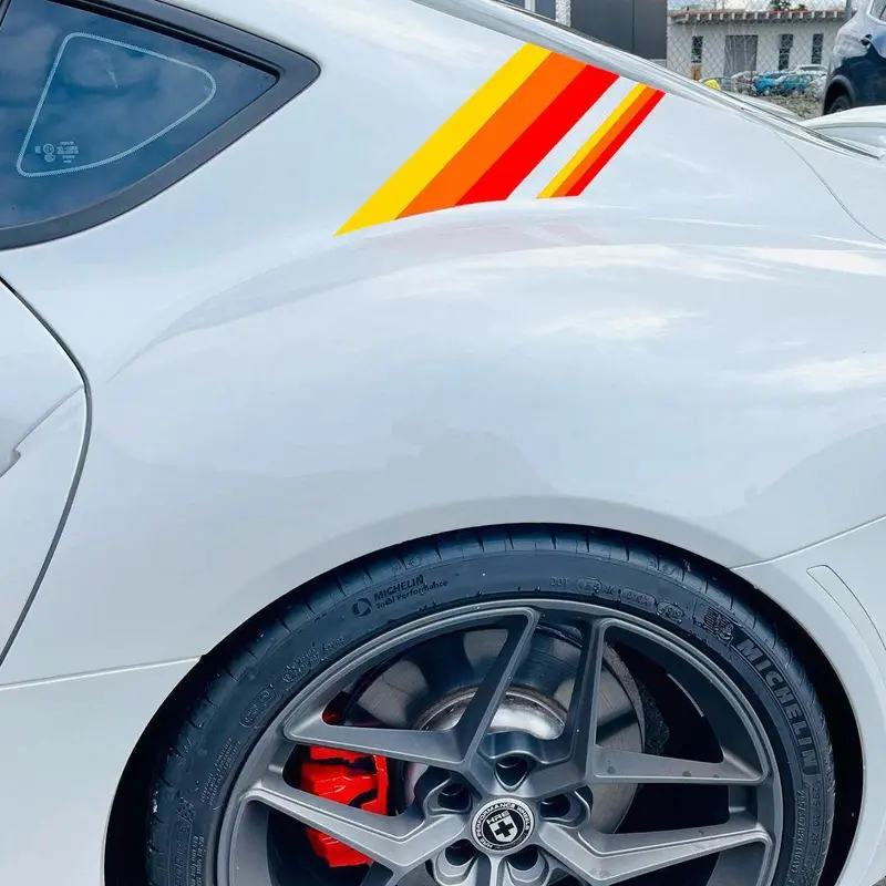 A91 Retro Trd-Style Decklid Stripes For 2020+ Toyota Supra 1