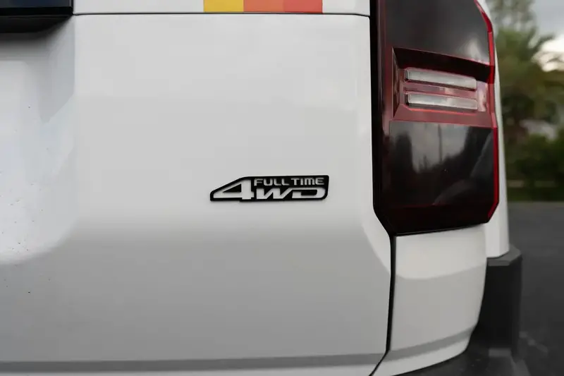 Acrylic Laser-Cut Full Time 4Wd Tailgate Emblem For 2024+ Toyota Land Cruiser, Gx550, And 2025+ 4Runner Limited 1