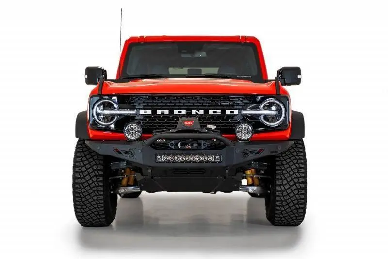 Addictive Desert Designs Rock Fighter Front Bumper In Hammer Black – 2021–2023 Bronco 1