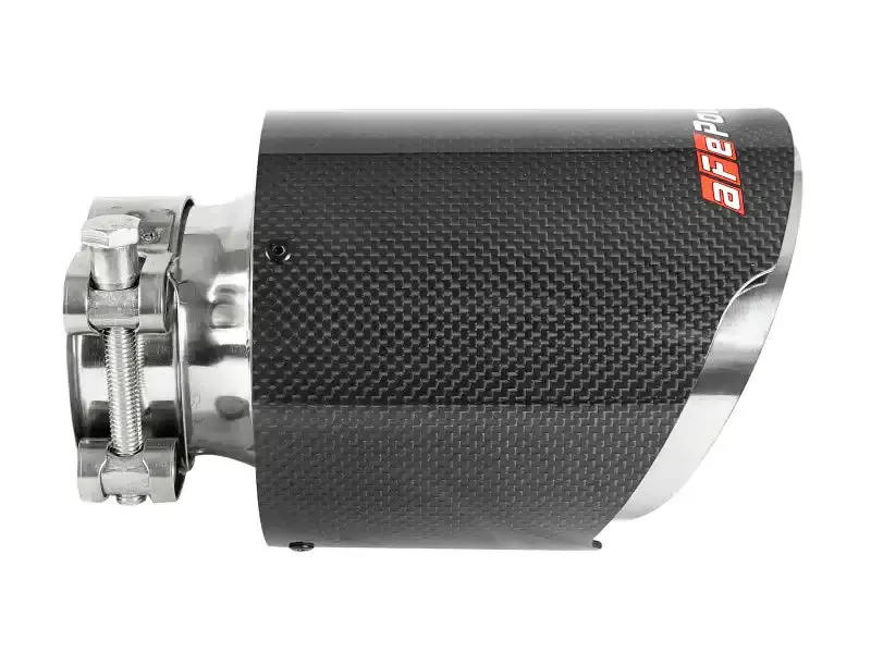 Afe Mach Force Xp 49T25454-C07 Exhaust Tip – 304 Stainless Steel, Clamp-On, 2.5" Inlet / 4.5" Outlet, Carbon Fiber Finish 1