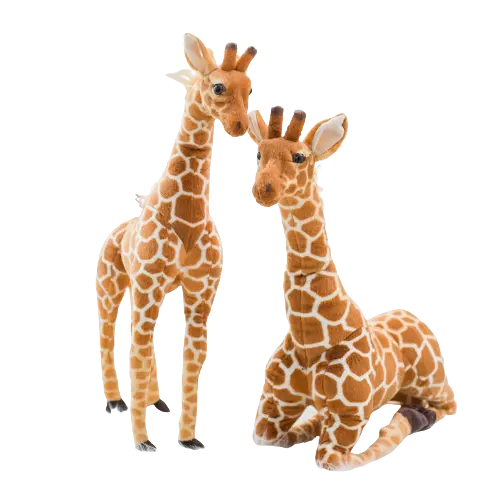 African Savannah Giraffe Dolls – Safari-Style Stuffed Animals In 6 Size Variants 1