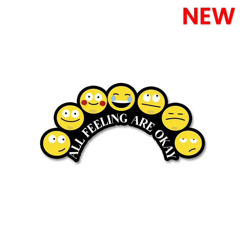 'All Feelings Are Okay' Emotional Wellness Sticker 1