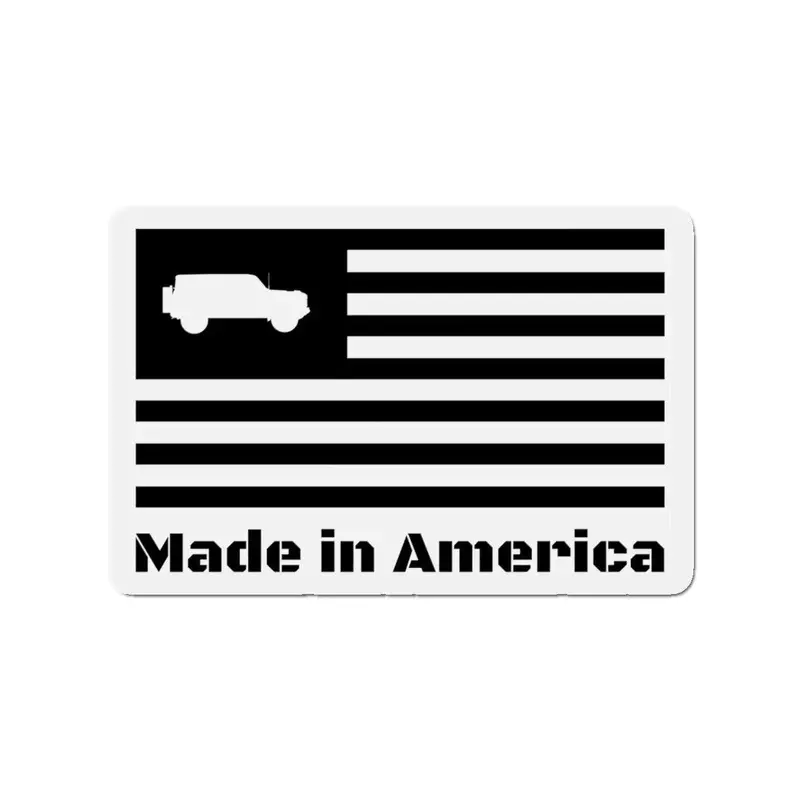 American Flag Enamel Magnet – 6Th Gen Ford Bronco Edition 3