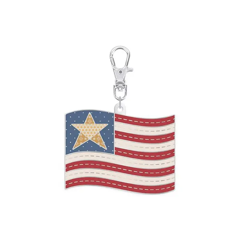 Americana Enamel Happy Charm Flag Accessory 1
