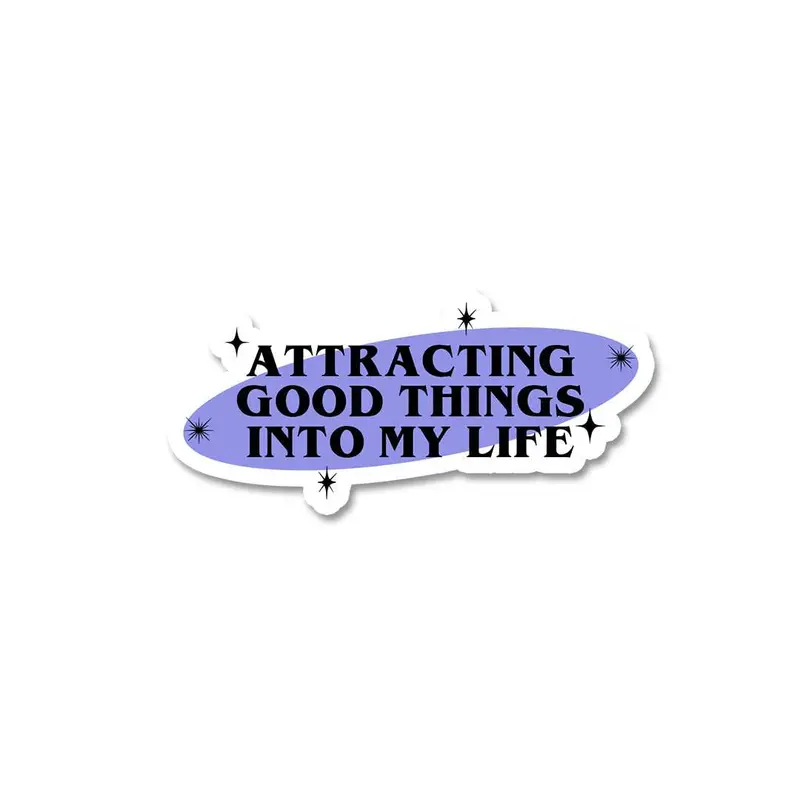 'Attracting Good Things' Law Of Attraction Stickers 1
