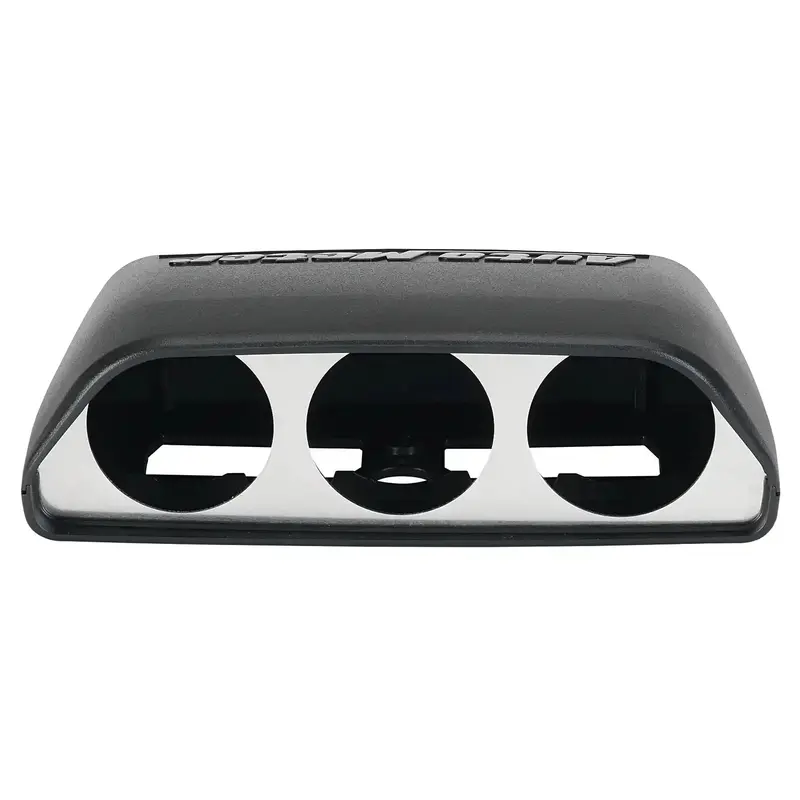 Autometer Triple Gauge Mount – Direct-Fit Dash Top Bracket For 2-1/16" Gauges (Challenger Specific) 1