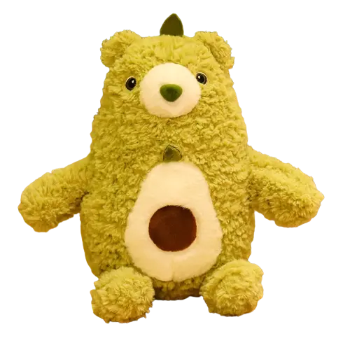 Avocado Bear Plush – Five Size Options 1
