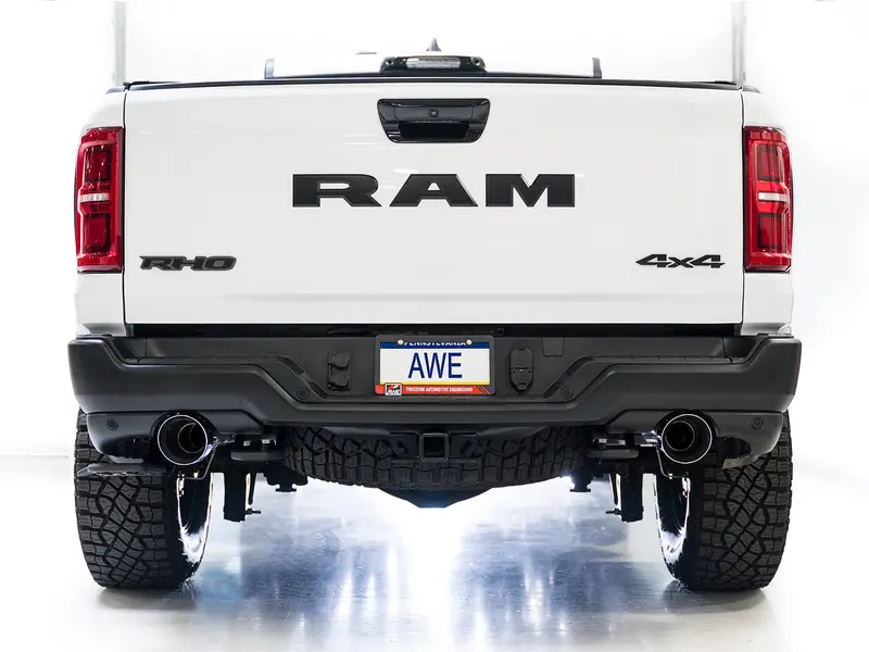 Awe Tuning Dual Rear Exit Cat-Back Exhaust System For 2025+ Ram 1500 Rho 1