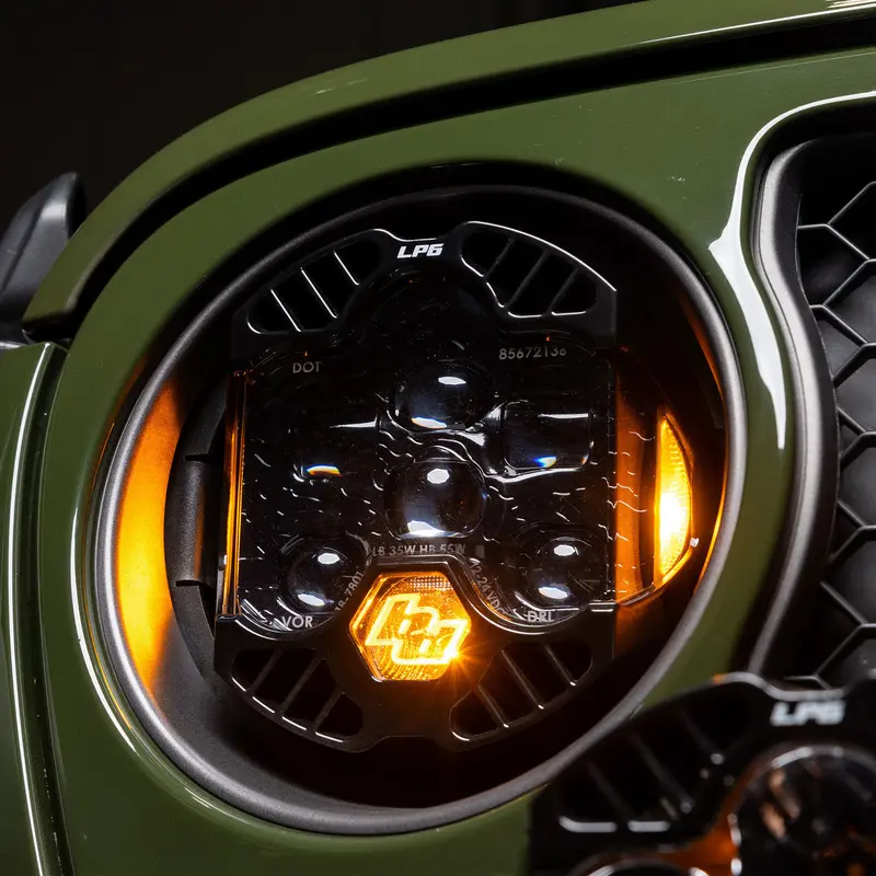 Baja Designs Dot-Compliant Lp6 Led Headlight Kit – Jeep Wrangler Jl & Gladiator Jt (2018–2024) 1