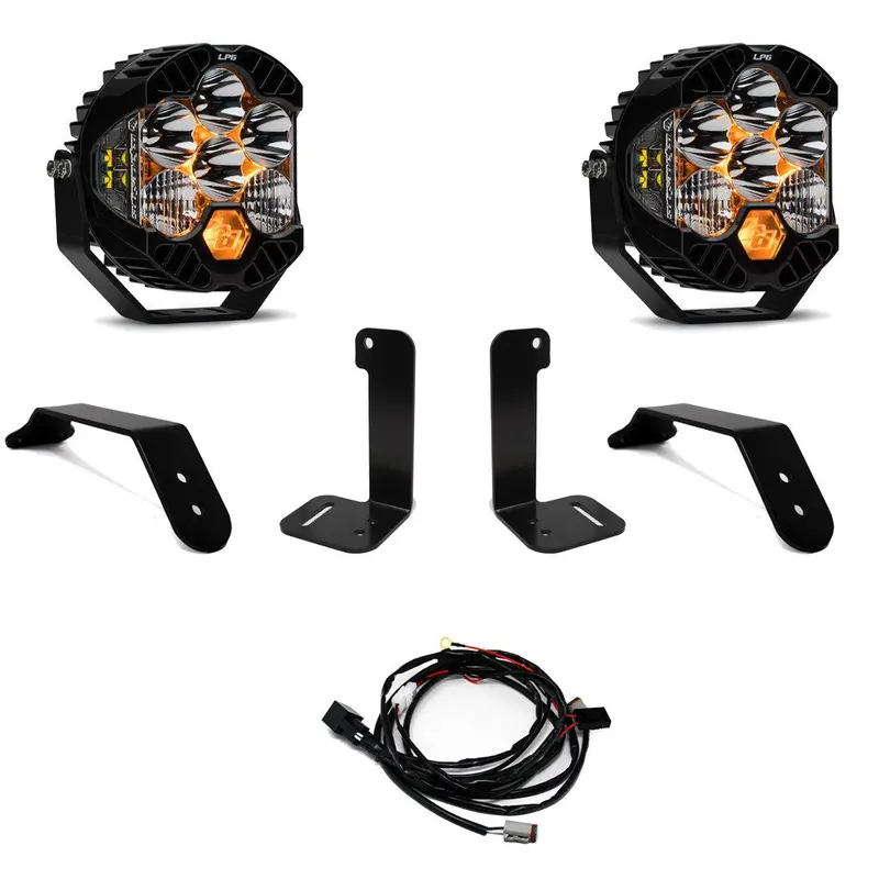 Baja Designs Lp6 Pro Dual Bumper Light Kit For 2018+ Jeep Wrangler Jl & 2020+ Gladiator Jt 1