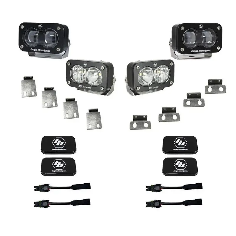 Baja Designs Sae/S2 Sport Fog Light Upgrade Kit – 2021–2024 Bronco Raptor 1