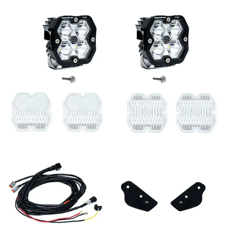 Baja Designs Squadron 2.0 A-Pillar Ditch Light Kit – 2021+ Ford Bronco 1