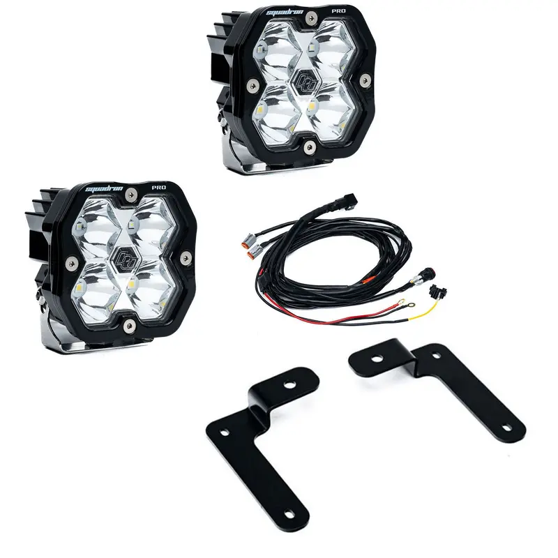Baja Designs Squadron 2.0 A-Pillar Ditch Light Kit – Jeep Wrangler Jl & Gladiator Jt (2018–2024) 1