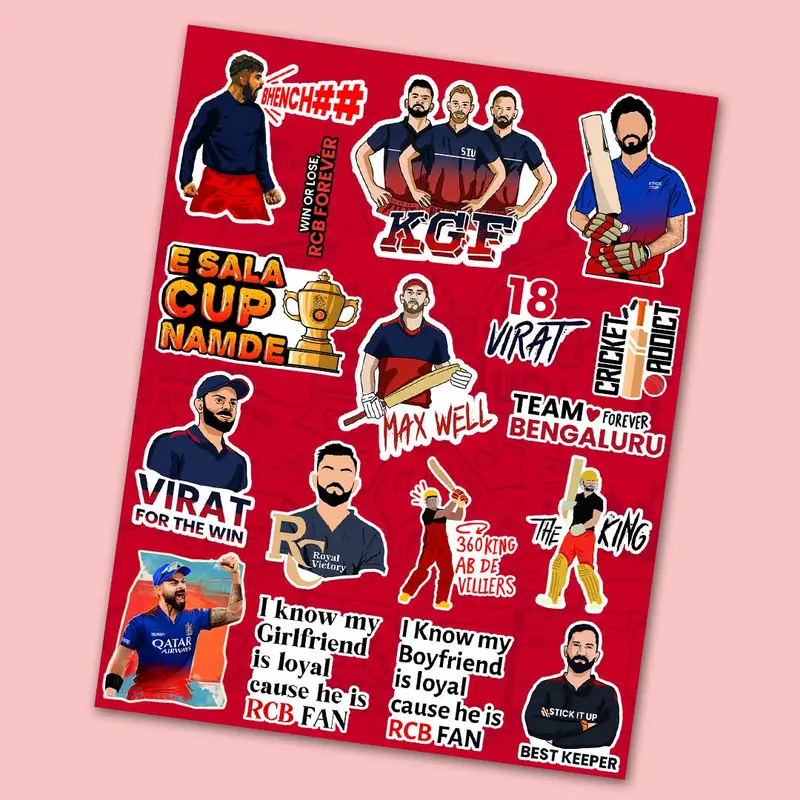 Bangalore-Themed Mini Sticker Pack 1