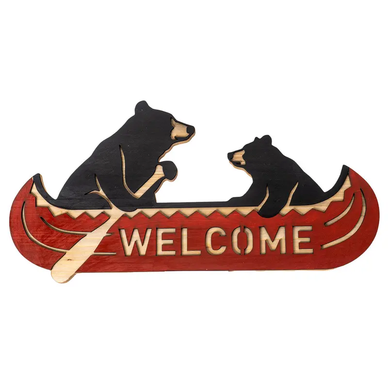 Bear Boating Theme Welcome Plaque – 6-Pack 1