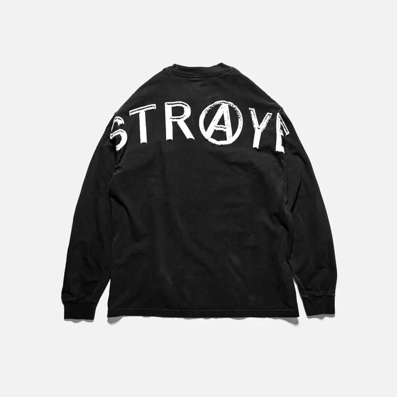 Big One Long-Sleeve Shirt – Vintage-Washed Black 1