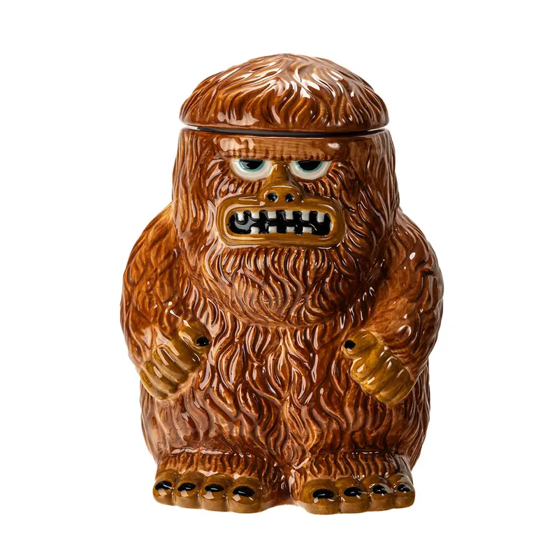 Bigfoot-Themed Ceramic Cookie Jar – 6-Count Pack 1