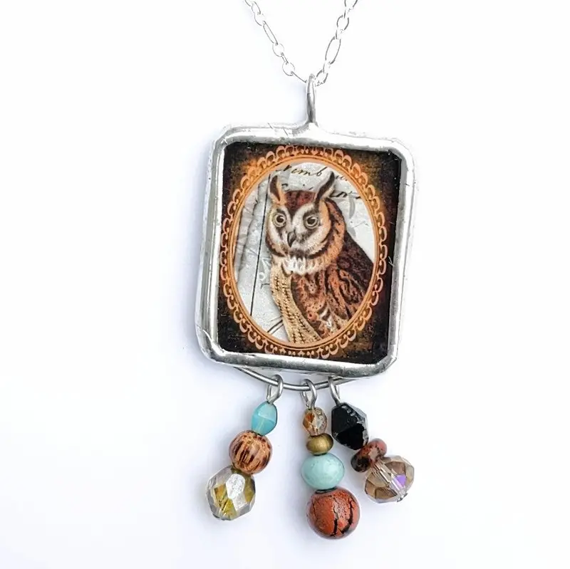 Bird And Owl Dual-Theme Pendant 1