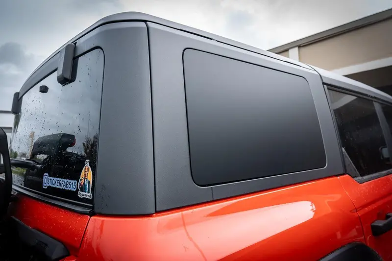 Blackout Side Window Overlays For Hardtop – 2021+ Ford Bronco 4-Door 1
