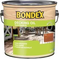 Bondex Clear Deck Oil – 2.5 Litre 1