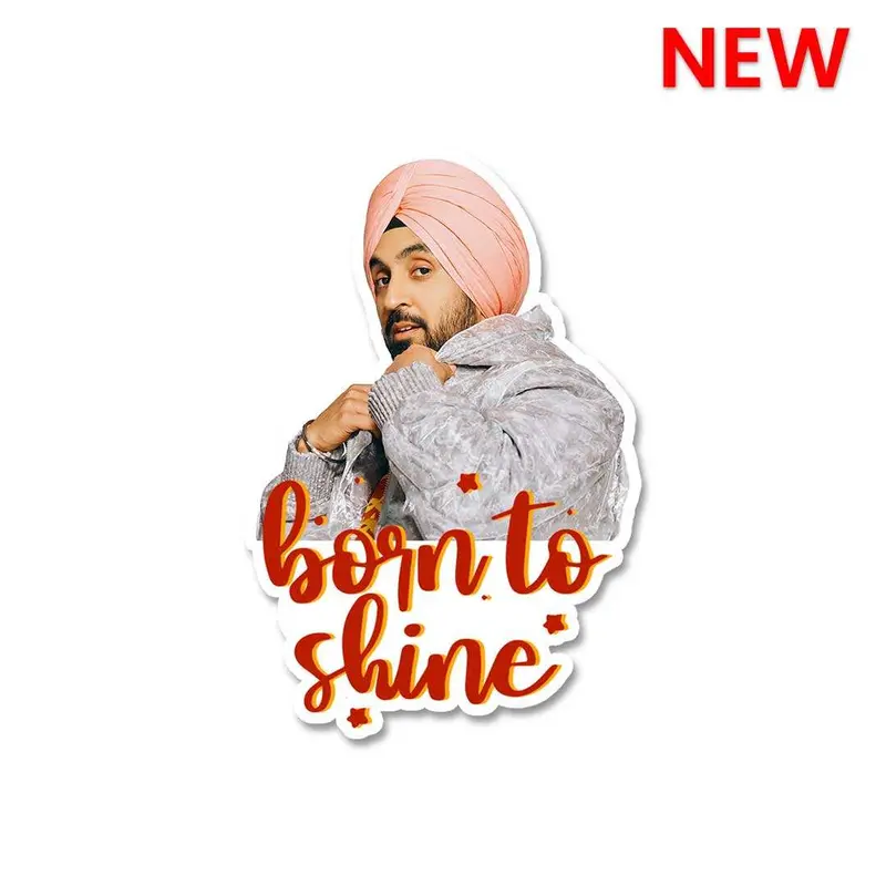'Born To Shine' Empowerment Sticker – Uplifting Quote Decal 1