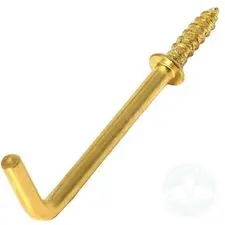 Brass Dresser Hooks – Bulk Pack 1
