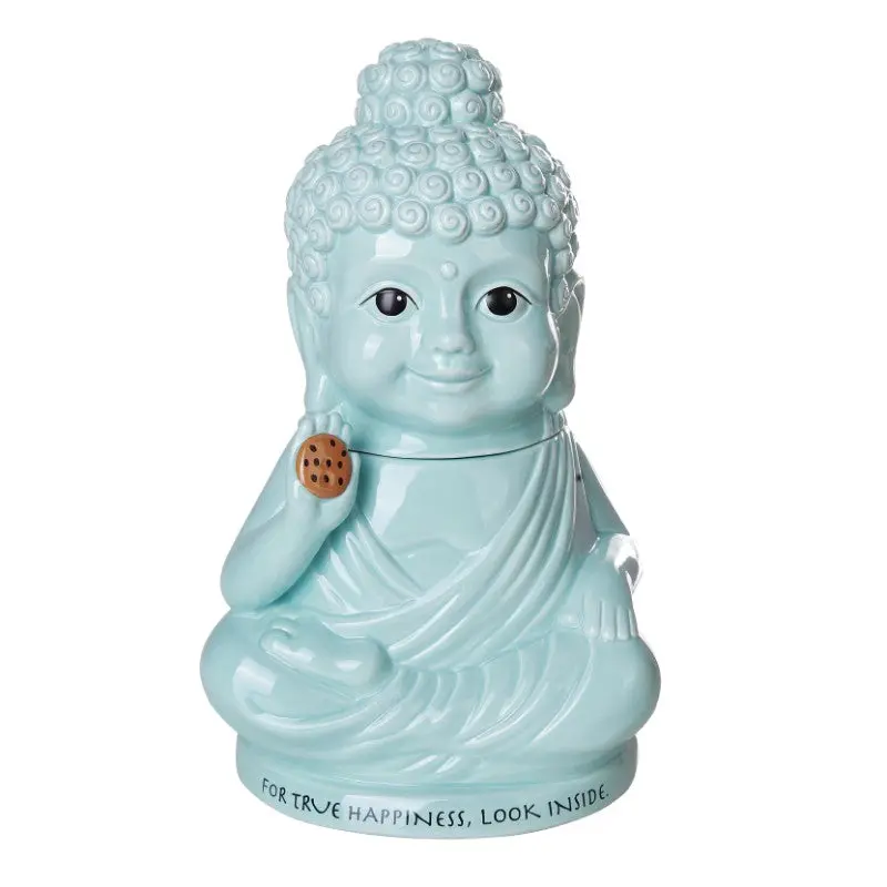 Buddha-Inspired Ceramic Cookie Jar – 8-Unit Case 1