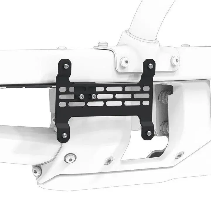 Builtright License Plate Relocation Bracket For 2021+ Ford Bronco Hd Modular Bumper 1