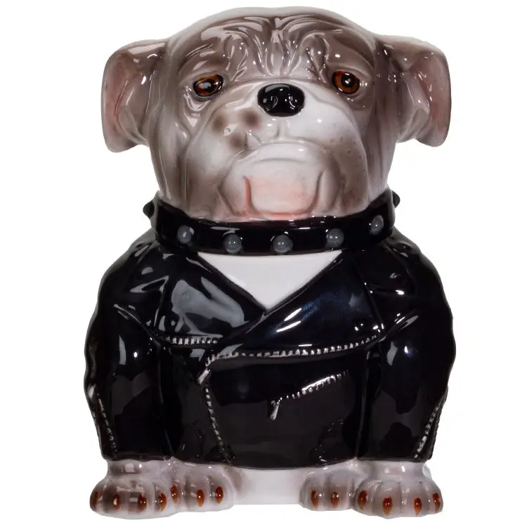 Bulldog-Themed Ceramic Cookie Jar (Pack Of 6) 1