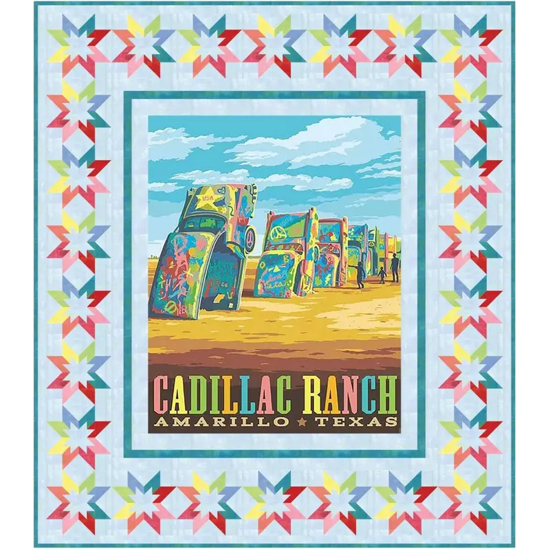 Cadillac Ranch Quilt Kit – Complete Diy Patchwork Project 1