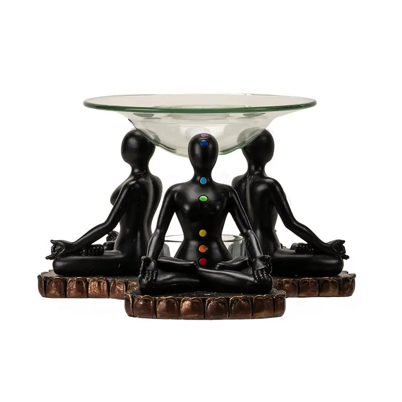 Chakra Meditation Oil Burner – 12-Piece Bundle 1