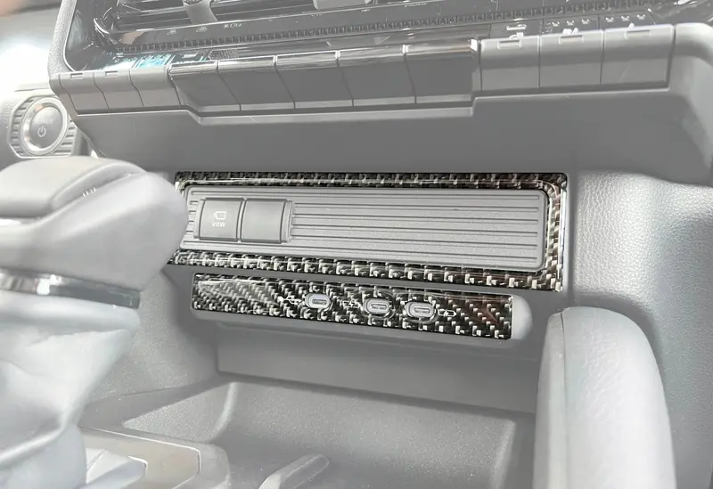Charge Port Accent Trim – Precision-Domed Design For 2024+ Land Cruiser 1