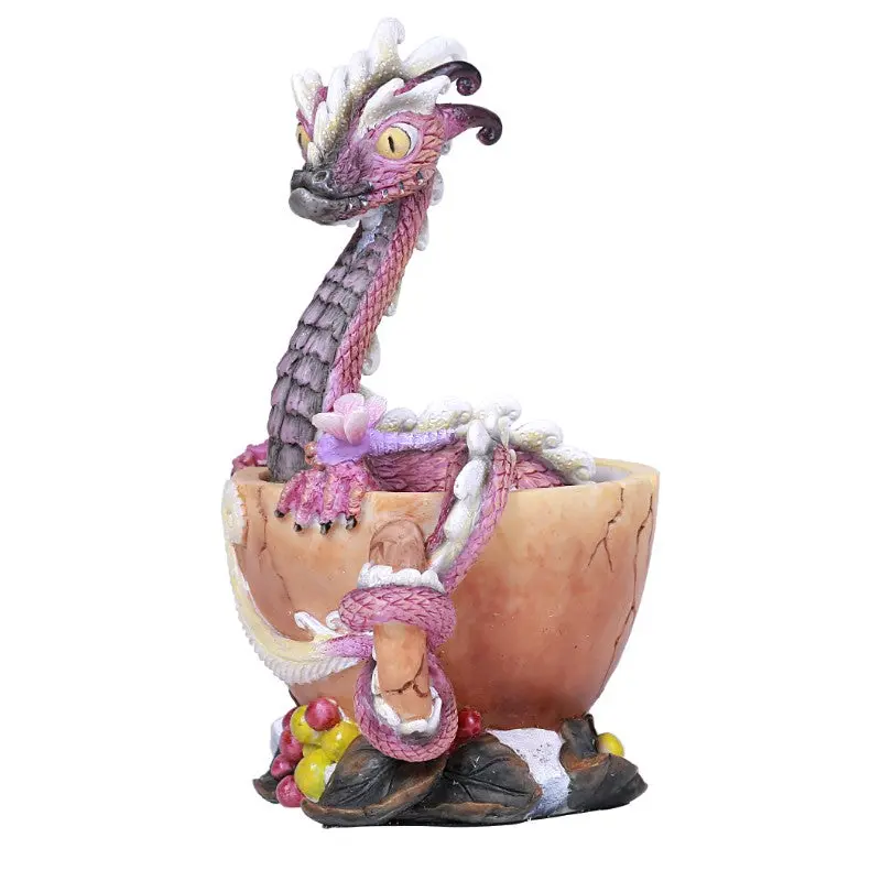 Coffee-Themed Dragon Figurine Set C/12 1