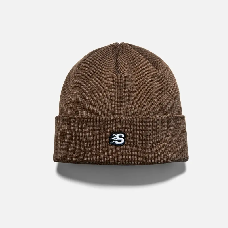 Compact Brown Mini Beanie 1