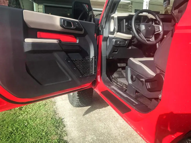 Custom Door Sill Protectors – 2-Door 2021+ Ford Bronco 1