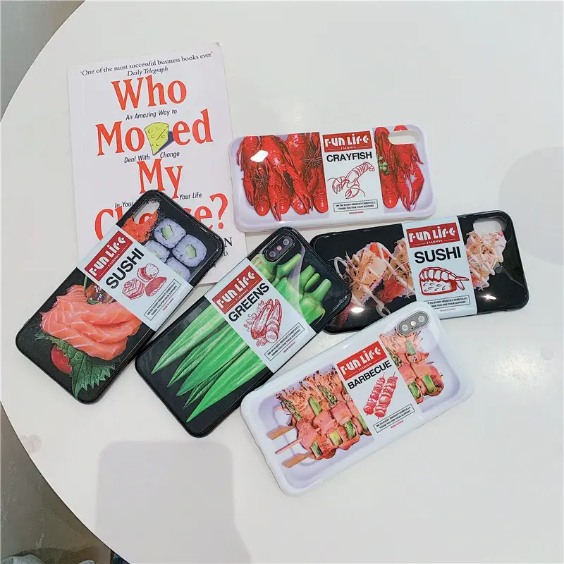 Decadent Food-Themed Phone Case – Gourmet Dessert & Snack Art 1
