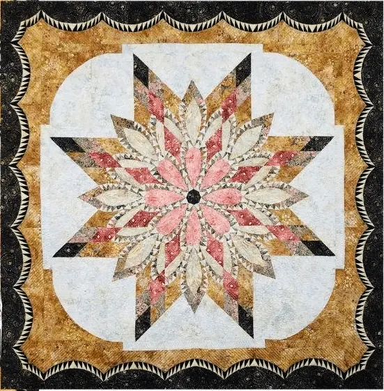 Desert Rose Quilting Kit With Coordinating Fabrics 1