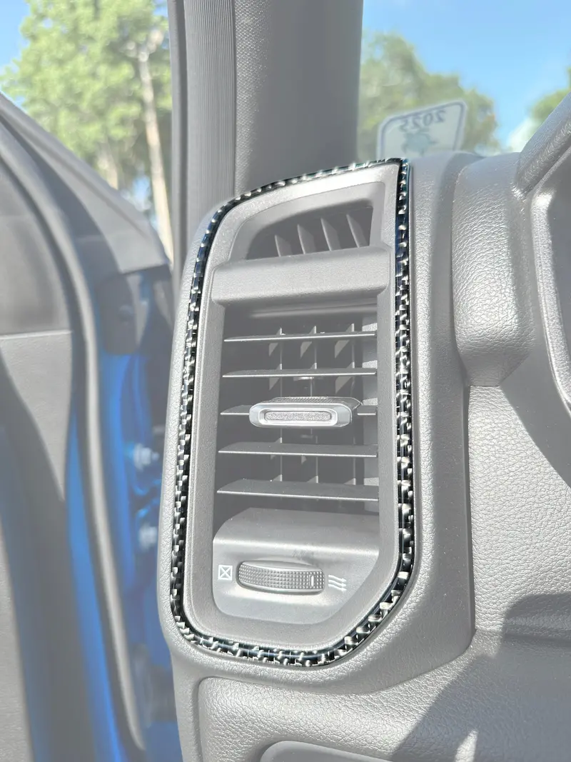 Domed Ac Vent Accent Trim Kit For 2025+ Ram Heavy-Duty Trucks 16
