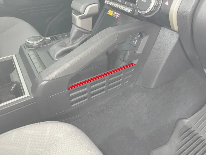 Domed Center Storage Panel Accent Trim For 2024+ Tacoma & 2025+ 4Runner 1