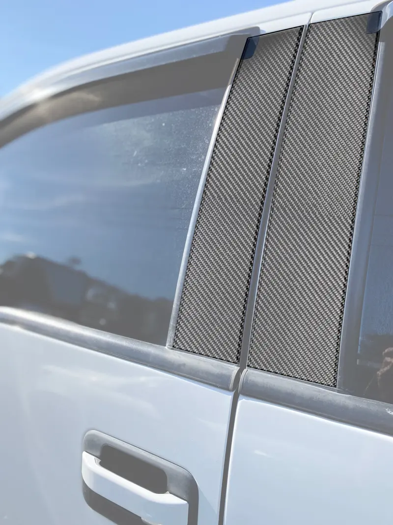 Domed Door Pillar Accent Trim For 2009–2014 Ford F-150 Supercrew & Supercab 1