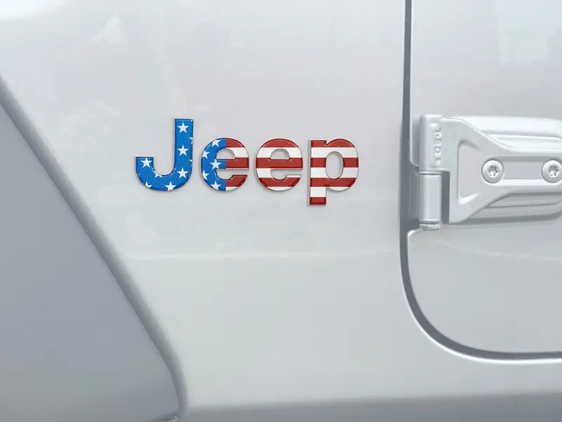 Domed Driver And Passenger Side Letter Overlays For 2018+ Jeep Wrangler Jl 1